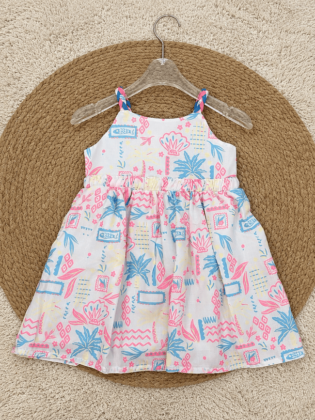 Tropical Pop Print Frock