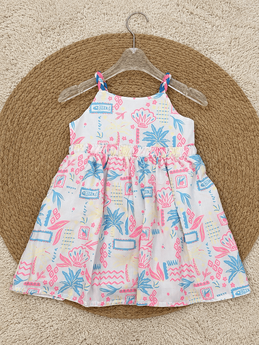Tropical Pop Print Frock