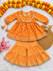 Orange Blossom Festive Sharara Set