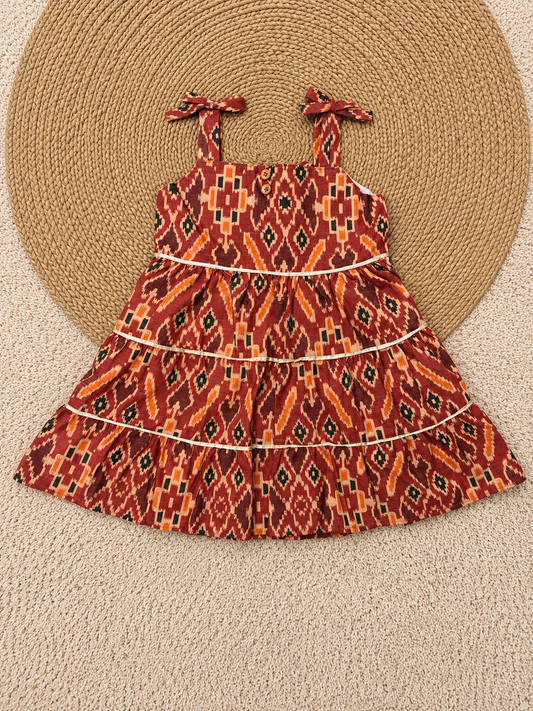 Rustic Boho Tier Dress