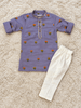 Lavender Floral Kurta Pajama Set