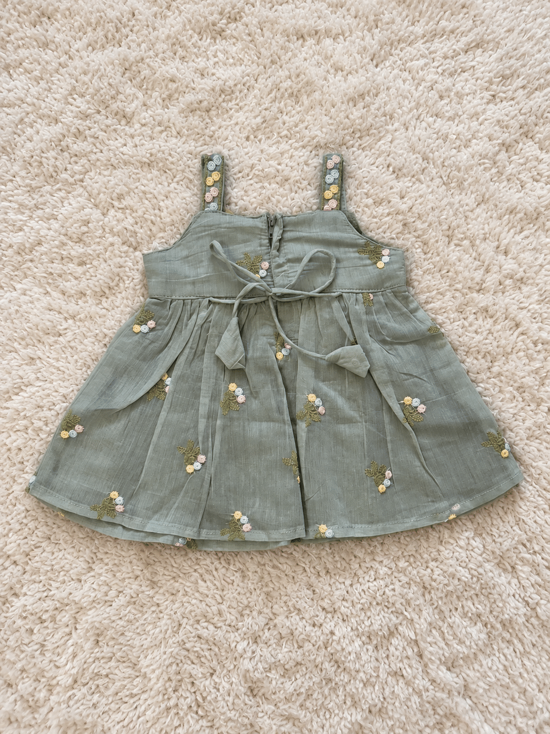 Sage Pastel Floral Lehenga Set