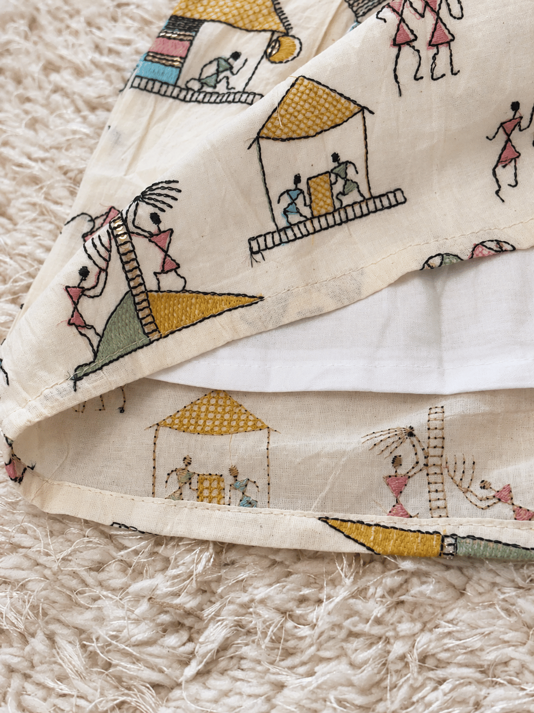Pure Cotton Embroidered Frock