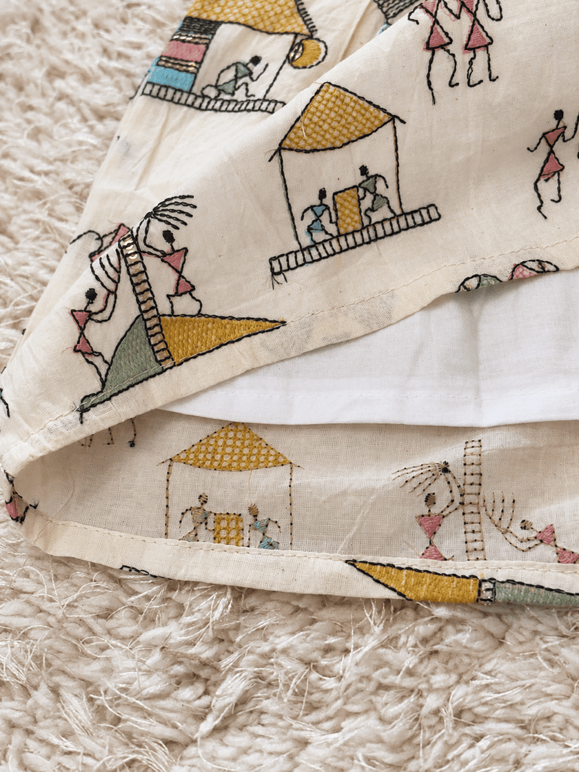 Pure Cotton Embroidered Frock