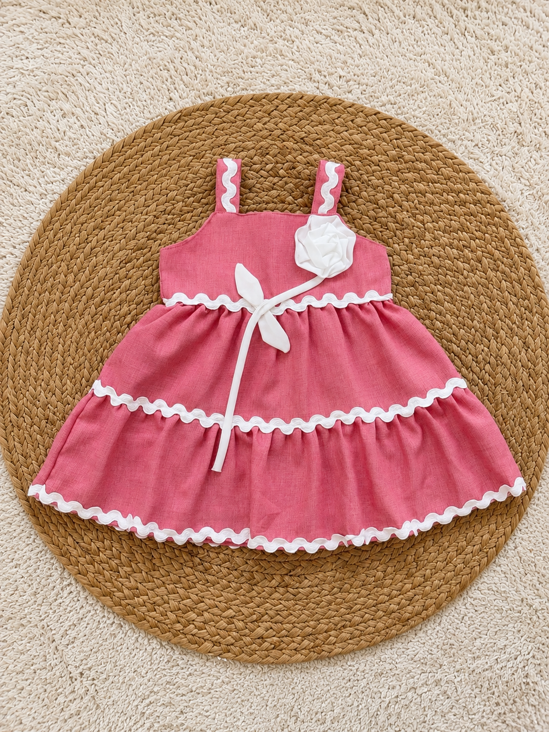 Rose Petal Ruffle Frock