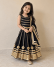 Black Gold Festive Lehenga Set