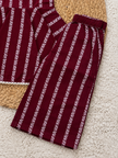 Maroon Printed Cotton Co-ord Set