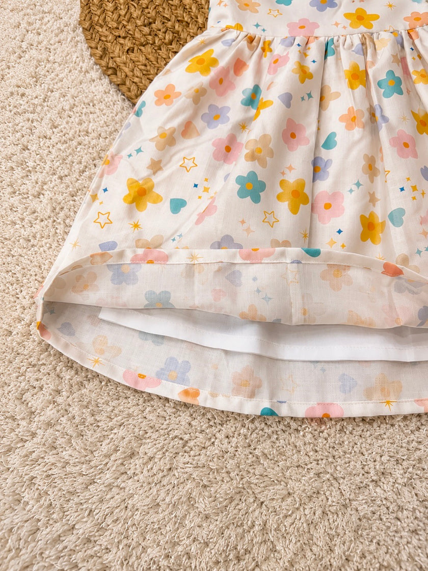 Pastel Blossom Bow Dress