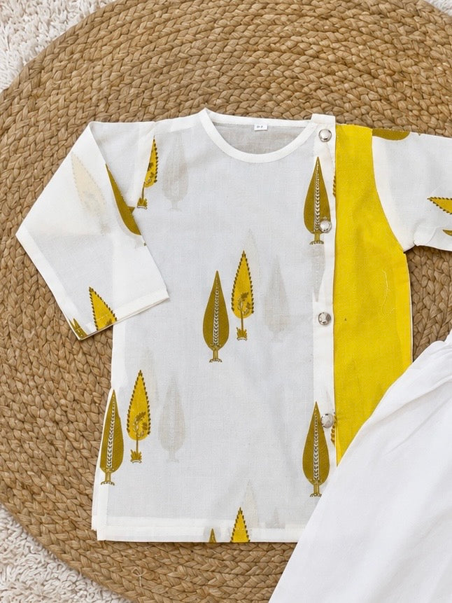 Sunshine Tree Print Kurta Set