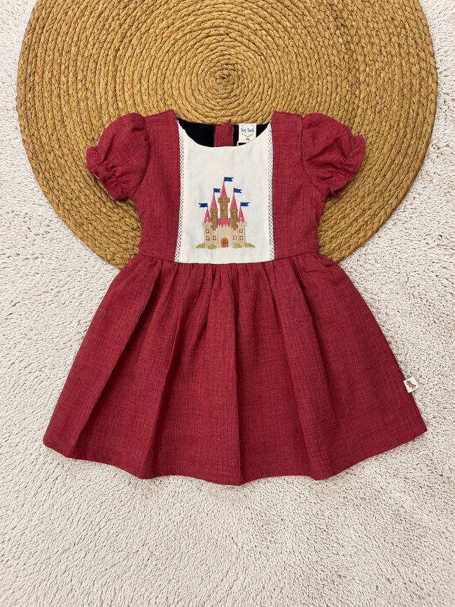 Royal Castle Maroon Dress