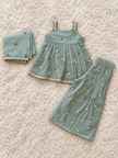 Sage Pastel Floral Lehenga Set