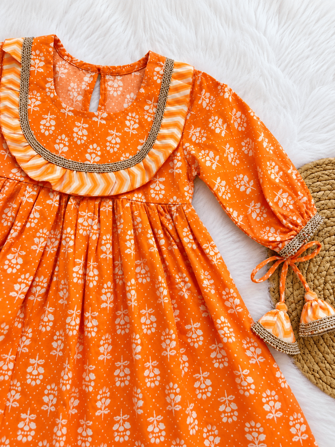 Orange Blossom Festive Sharara Set