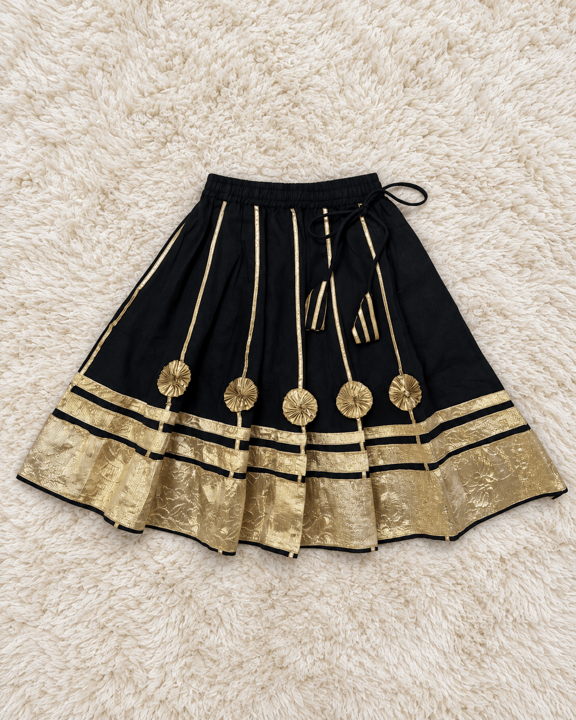 Black Gold Festive Lehenga Set