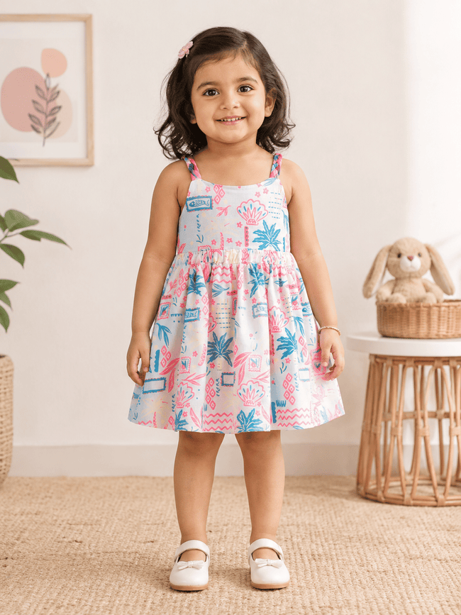 Tropical Pop Print Frock