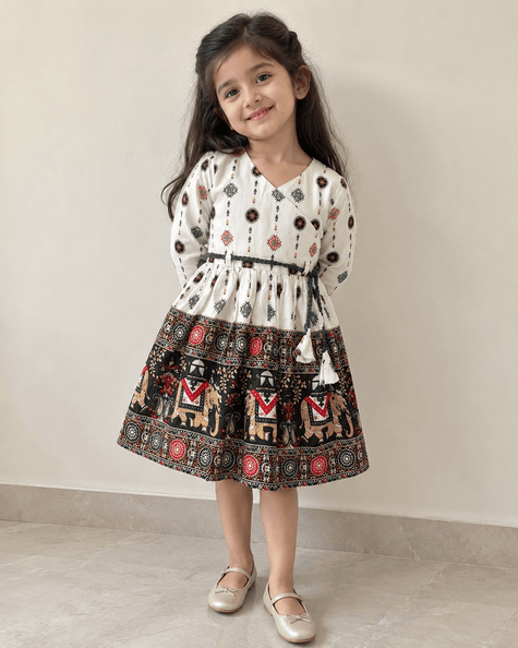 Dark Green Elephant Dress