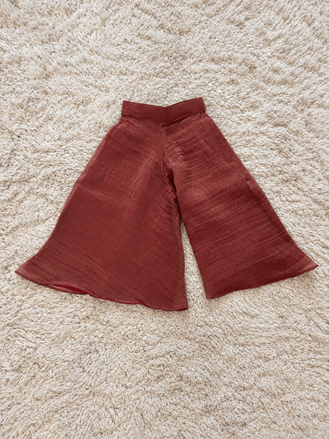 Maroon Floral Embellished Sharara Set