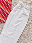 Crimson Sunset Stripe Kurta