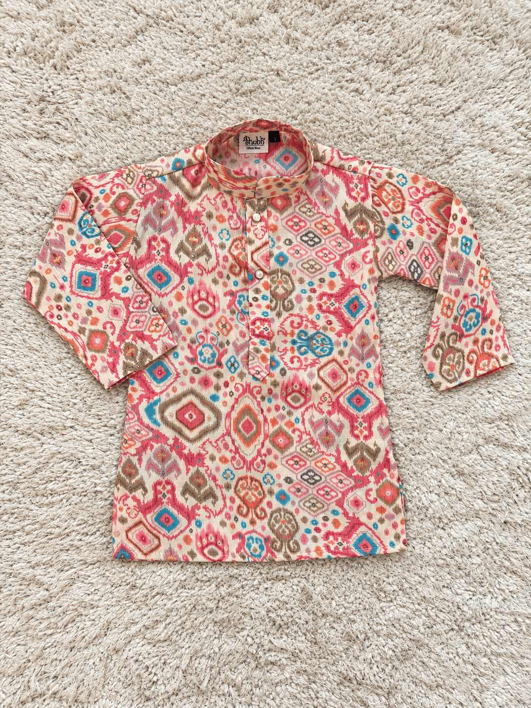 Chanderi Cotton Printed Kurta Set