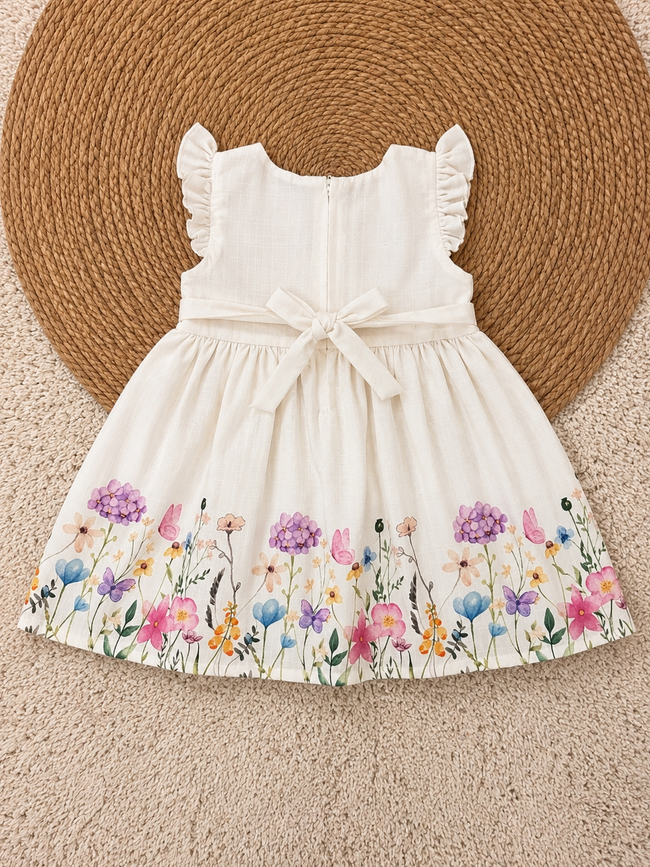 Floral Bicycle Garden Dress