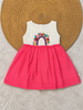 Rainbow Meadow Dress (Pink)