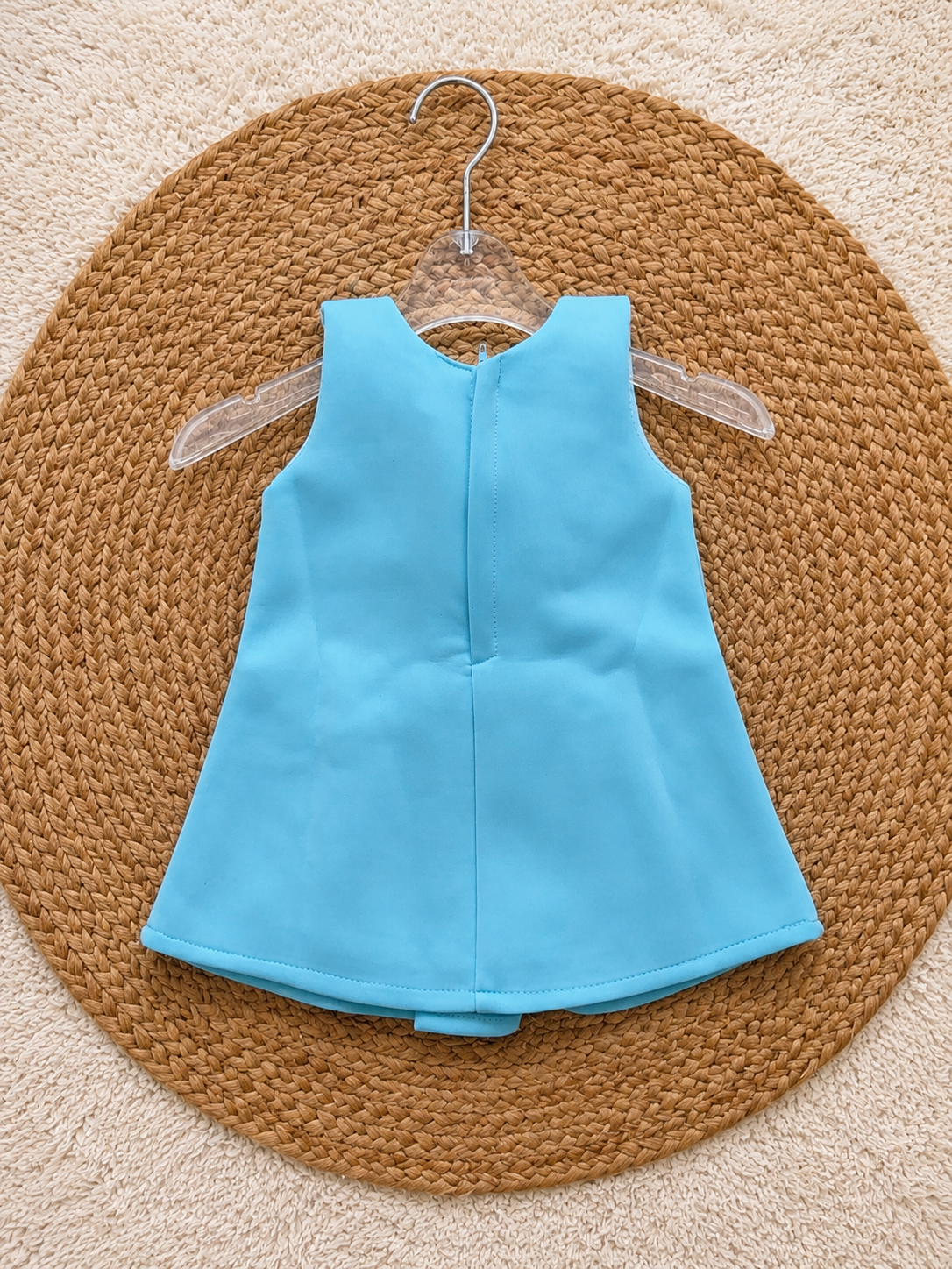 Aqua Sunshine Bow Dress
