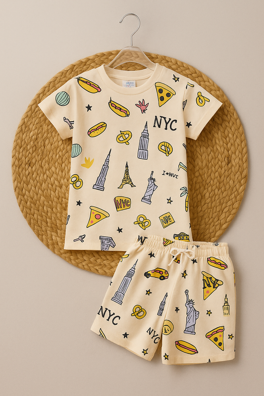 Smarty NYC-Themed Comfy Co-ord Set