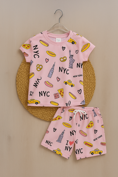 Smarty NYC-Themed Comfy Co-ord Set