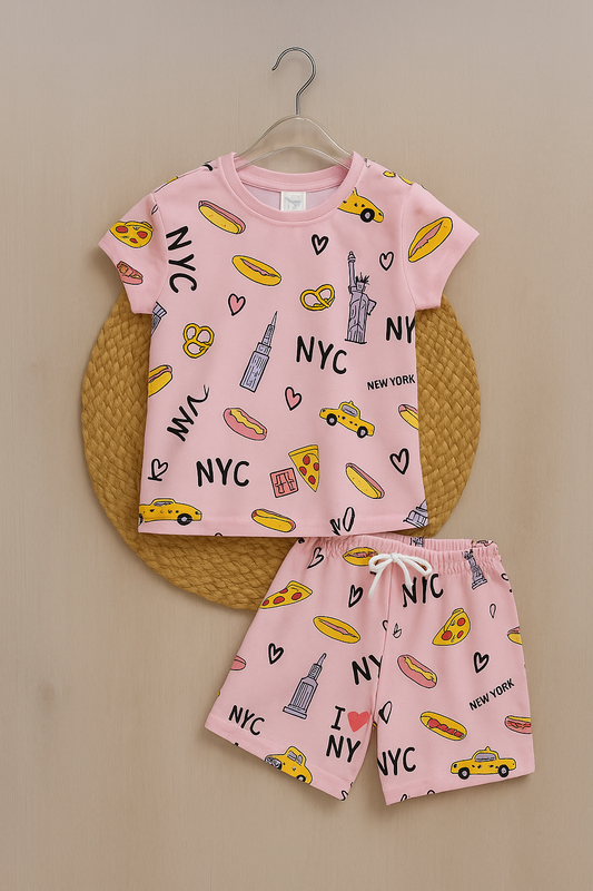 Smarty NYC-Themed Comfy Co-ord Set