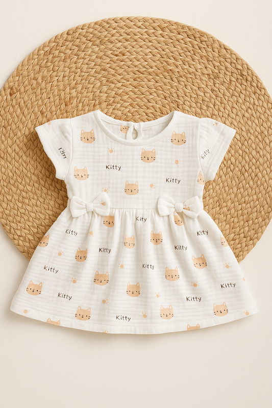 Muslin Printed Cotton Baby Frock