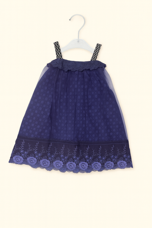 Elegant Party Fock with Rose Detail
