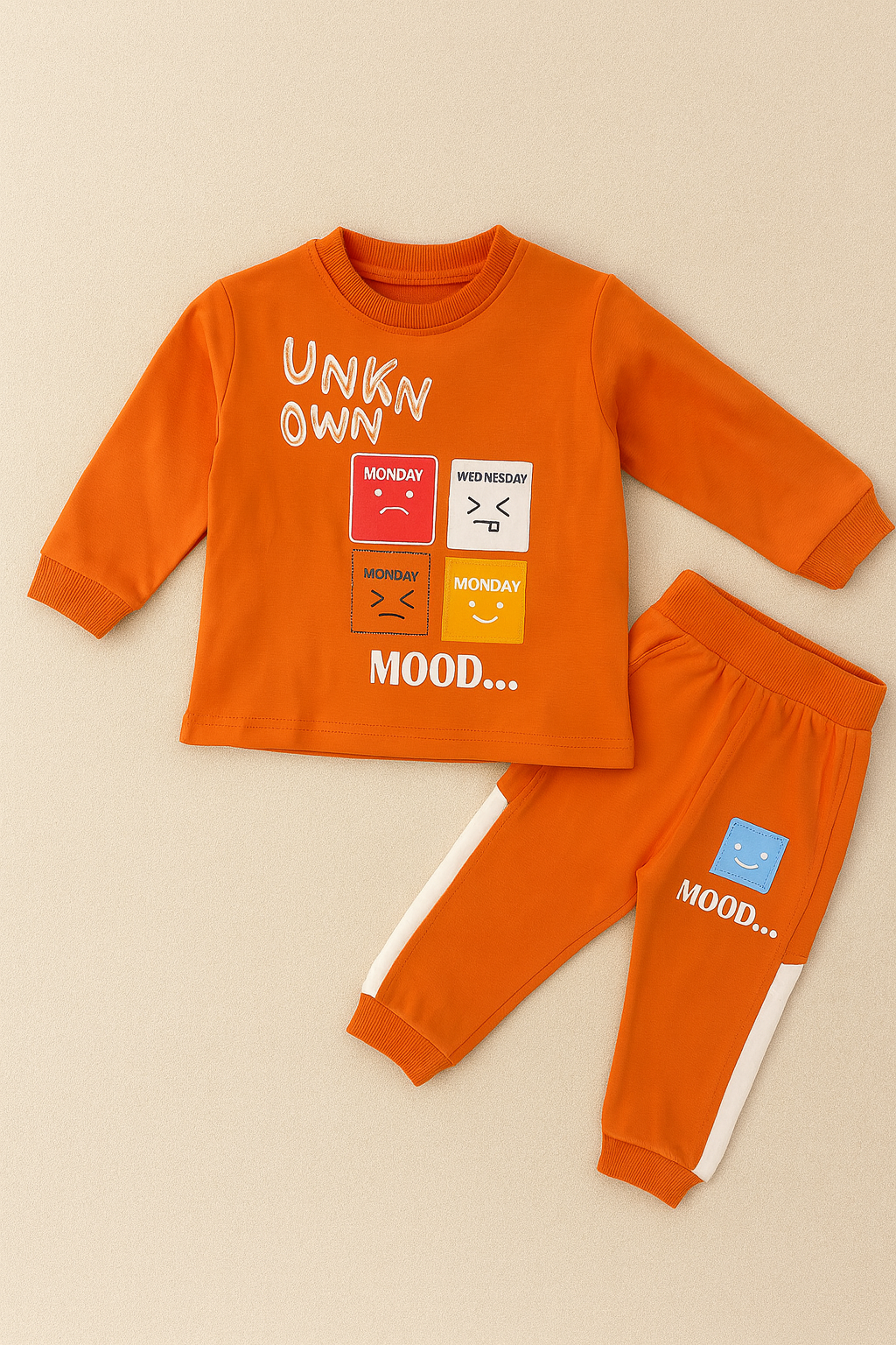 Kids Sweatshirt & Jogger Co-Ord set With Fun Prints