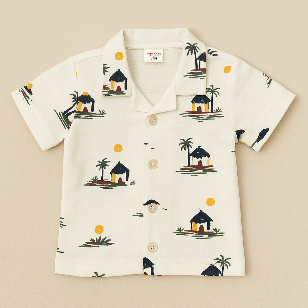 Soft Cotton Half Sleeve Shirt & Shorts Set
