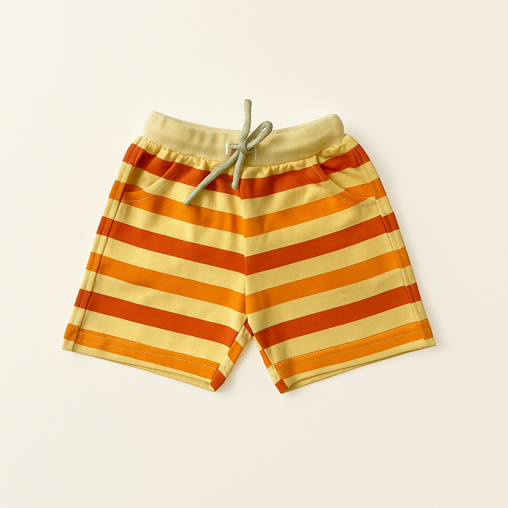 TXXI JUNIOR Striped Co-ord Set with Smiley Patch Design