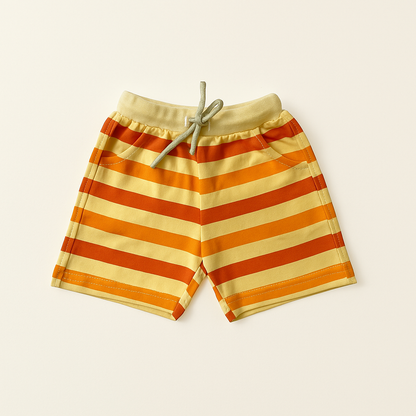TXXI JUNIOR Striped Co-ord Set with Smiley Patch Design