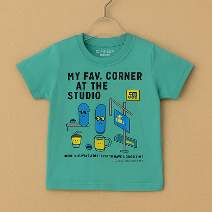 Doreme Graphic Printed T-Shirt For Boys