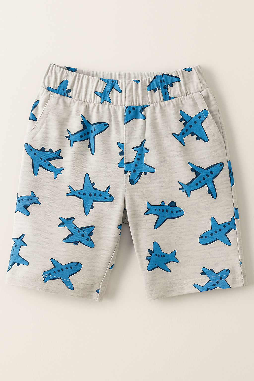 Mumbl Jumbl Blue Airplane Print Co-Ord Set for Boys