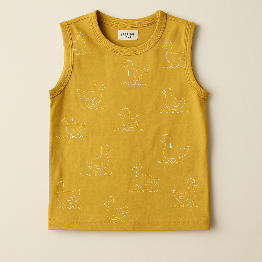 Fun printed summer tank tops for kids