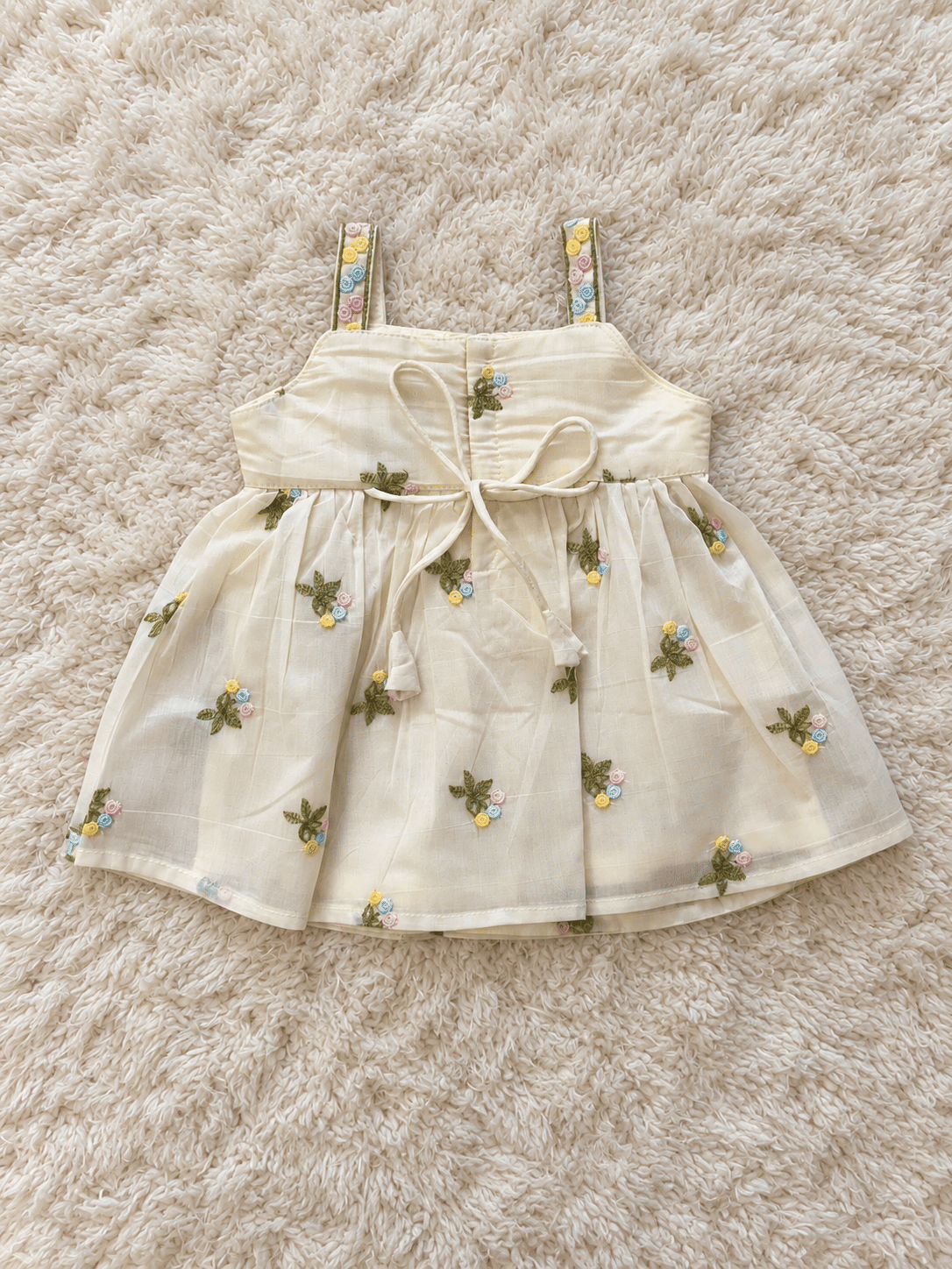 Ivory Pastel Floral Sharara Set