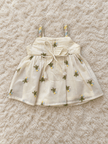 Ivory Pastel Floral Sharara Set