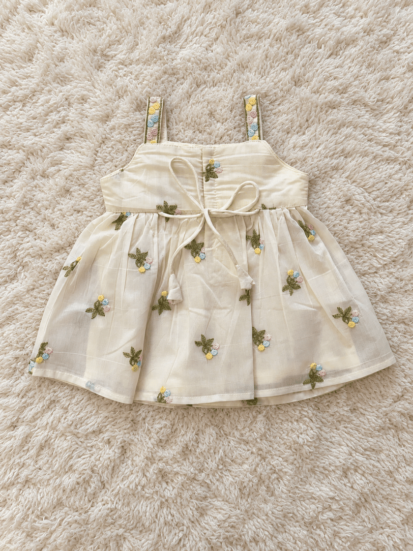 Ivory Pastel Floral Sharara Set