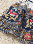 Navy Elephant Print Dress