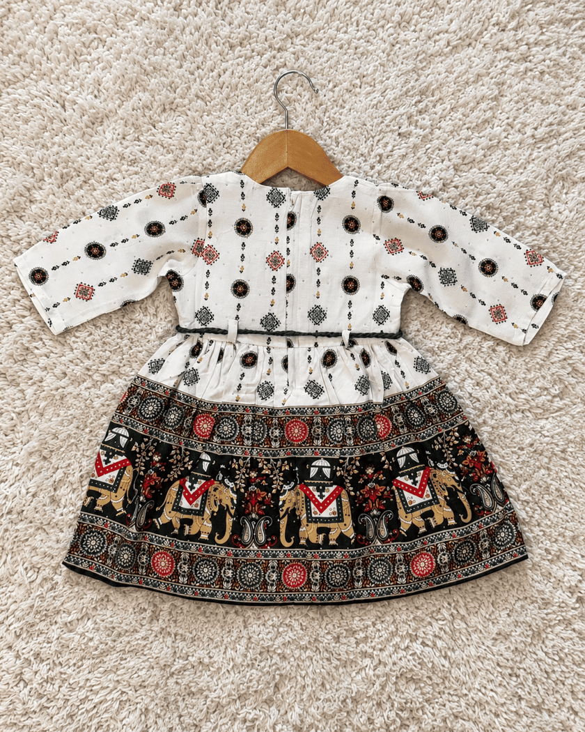 Dark Green Elephant Dress