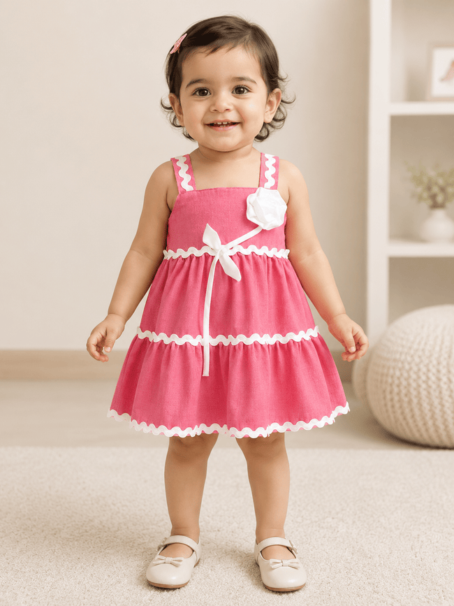 Rose Petal Ruffle Frock