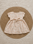 Peach Meadow Floral Frock