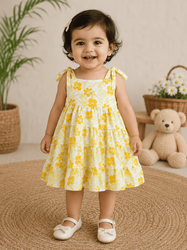 Sunshine Garden Tiered Frock