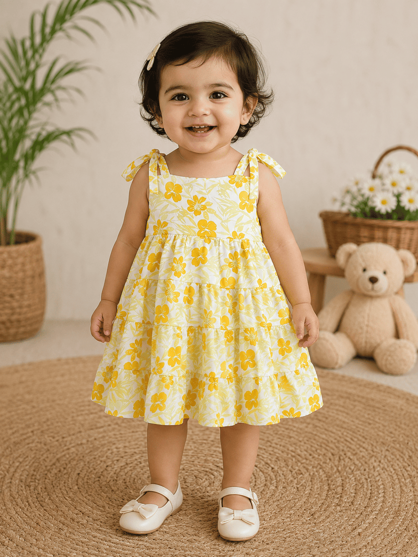 Sunshine Garden Tiered Frock