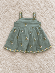 Sage Pastel Floral Lehenga Set