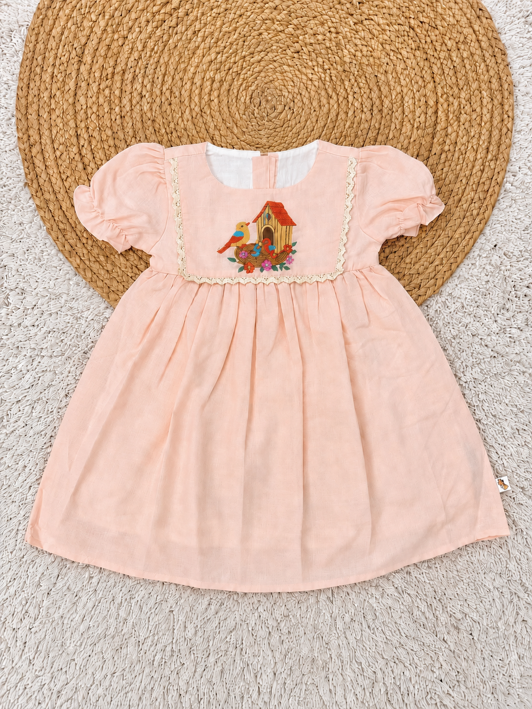 Birdsong Blossom Peach Dress