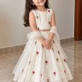 Ivory Blossom Mul Cotton Lehenga