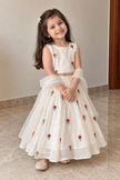 Ivory Blossom Mul Cotton Lehenga